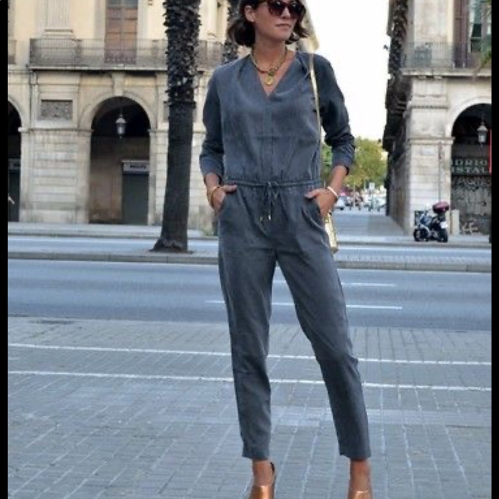 H&M grey jumpsuit size 8